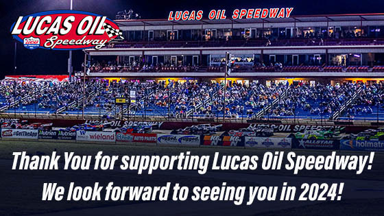 Thank You from Lucas Oil Speedway!